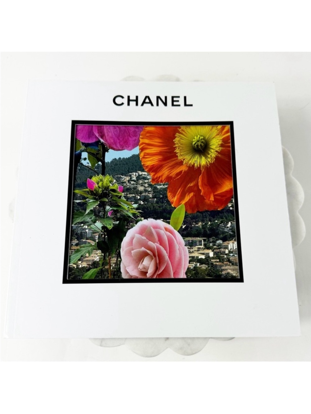 CHANEL White Cover Coffee Table Book